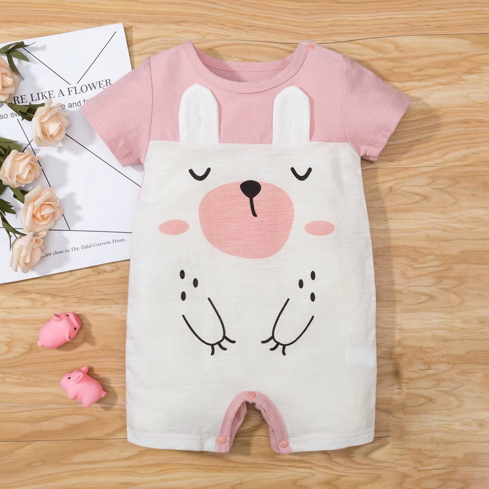 Baby Thermal Infant Toddler Boys Girls Character Printed Casual Romper Jumpsuit Playsuit Sunsuit Clothes Daily Outfits 2025